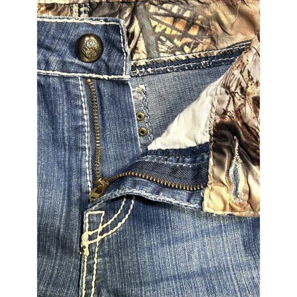 adikto womens jeans size 6 29x34 Good Condition Teen Adult Embroidered Pockets. - Picture 12 of 16